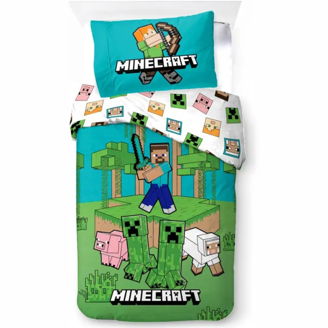 Minecraft Jungle Explore Dekbedovertrek - Katoen Multicolor