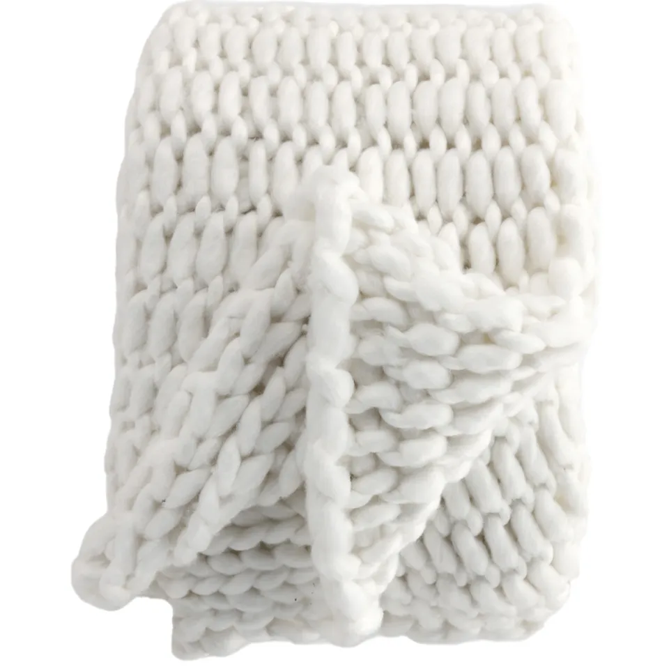 Nest living Verena plaid wit - 170 x 130 cm, foto 3
