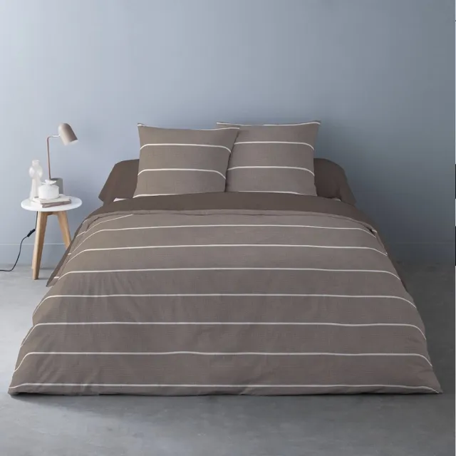 Better Nights Luxe Katoen Flanel dekbedovertrek Emma Pepper -200x200 taupe