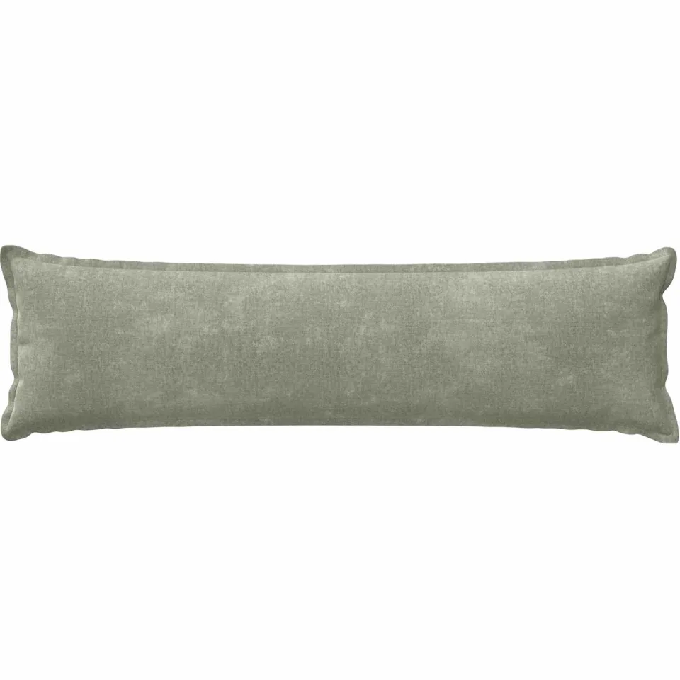 vidaXL Kussensloop 2 st HOUTEN Groen 40 x 145 cm Chenille Stof