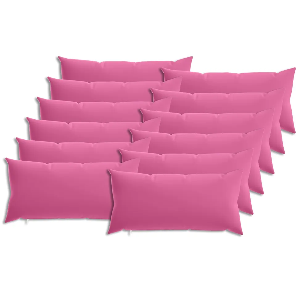 vidaXL Kussensloop 12 st HEERLEN Roze 40 x 80 cm Polyester, foto 3