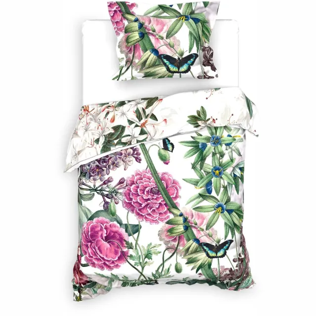 Heckettlane Murano Dekbedovertrek - Katoen - 140x200-220 cm - Eenpersoons - Groen
