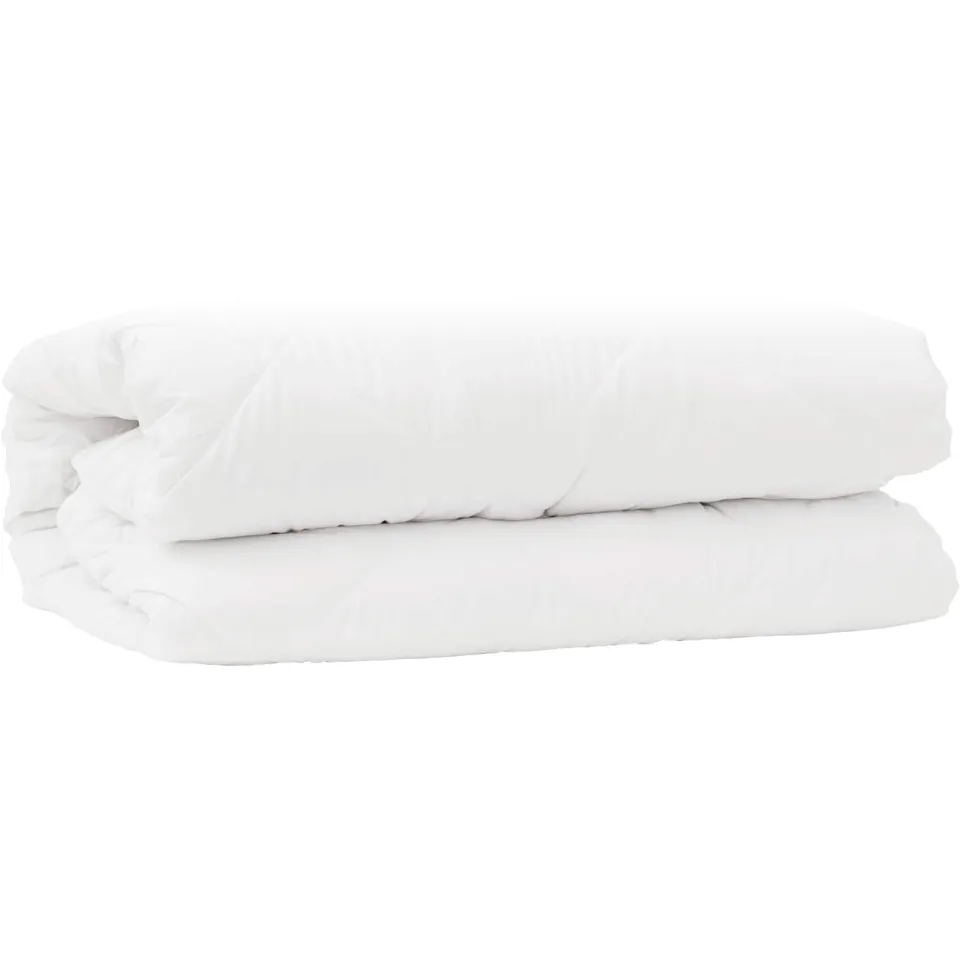 vidaXL Dekbed Set met kussen 2 st Wit Microfibre, foto 4