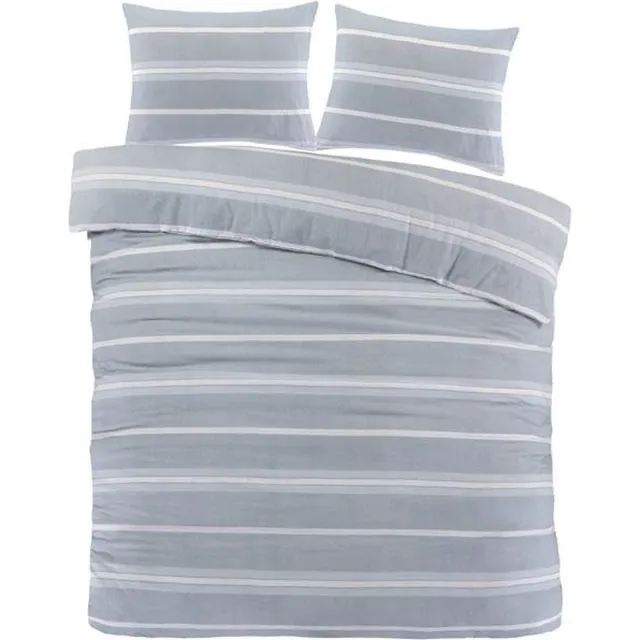 Day Dream Seefeld - Flanel - Dekbedovertrek - Lits-jumeaux - 240x200/220 cm - Blauw