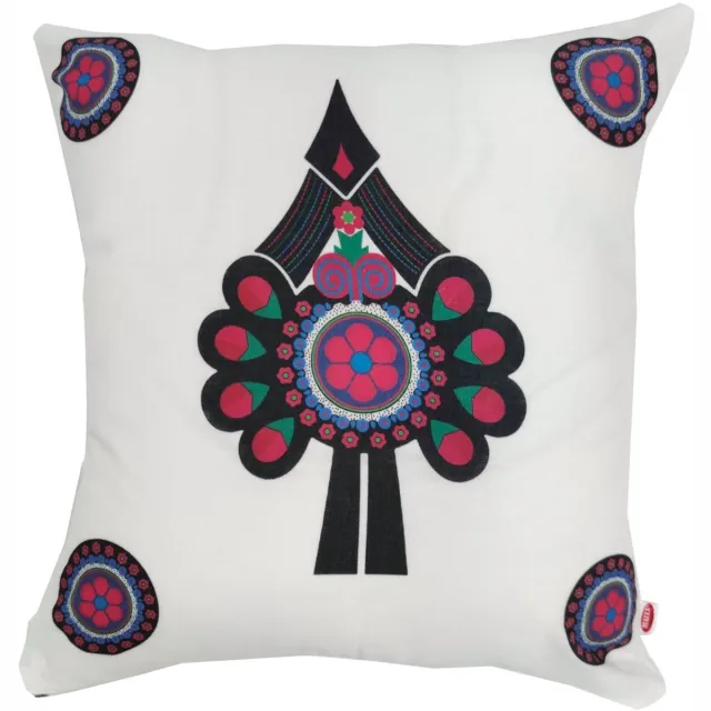 Matex Parzenica - Kussensloop - 40x40 cm - Kleur - Rits Blauw