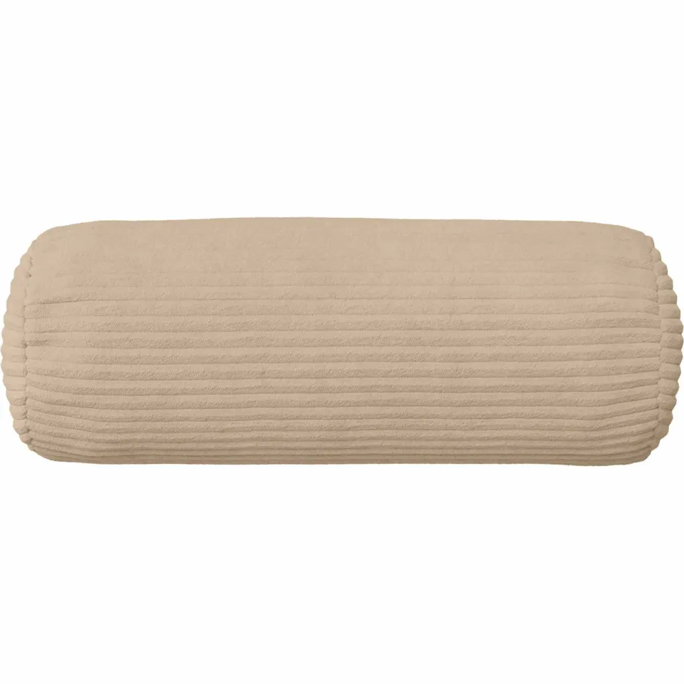 vidaXL Kussensloop 2 st HEERLEN Taupe Ø 15 x 40 cm corduroy, foto 4