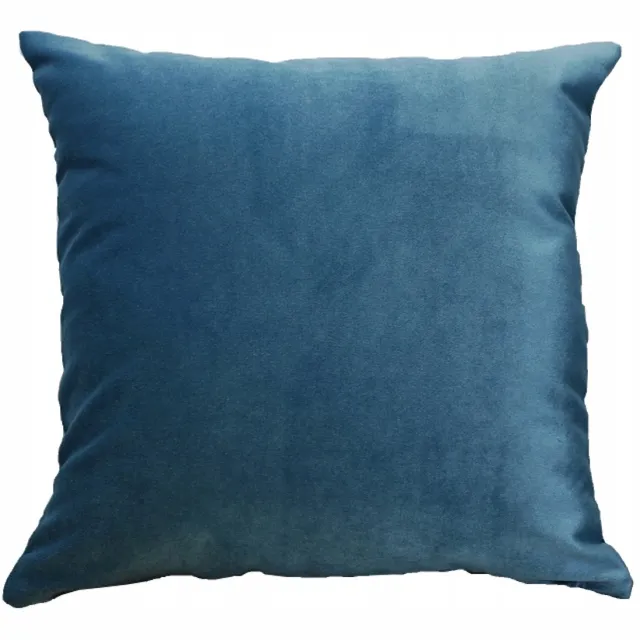 Ateks Turquoise Fluweel Kussenhoes 40x40 cm - Zacht & Decoratief