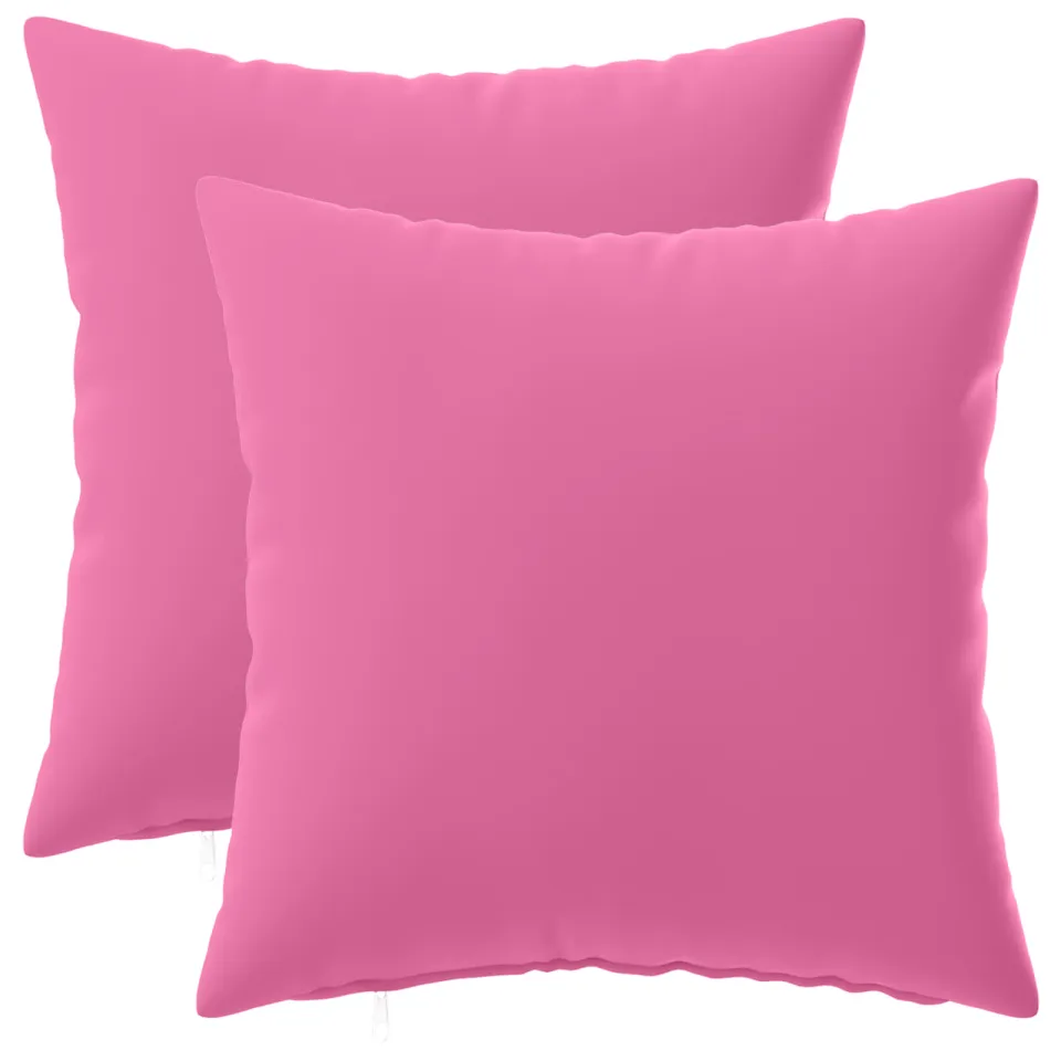 vidaXL Kussensloop 2 st HEERLEN Roze 45 x 45 cm Polyester, foto 3