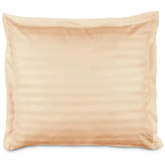 Darymex Bamboe satijn kussensloop 70x80 cm, beige strepen