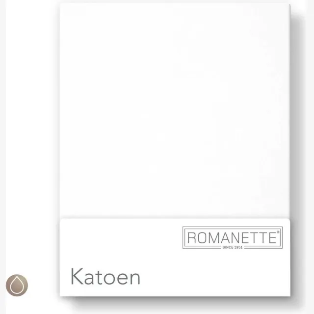 Romanette Luxe Verkoelend Hoeslaken Katoen - Wit