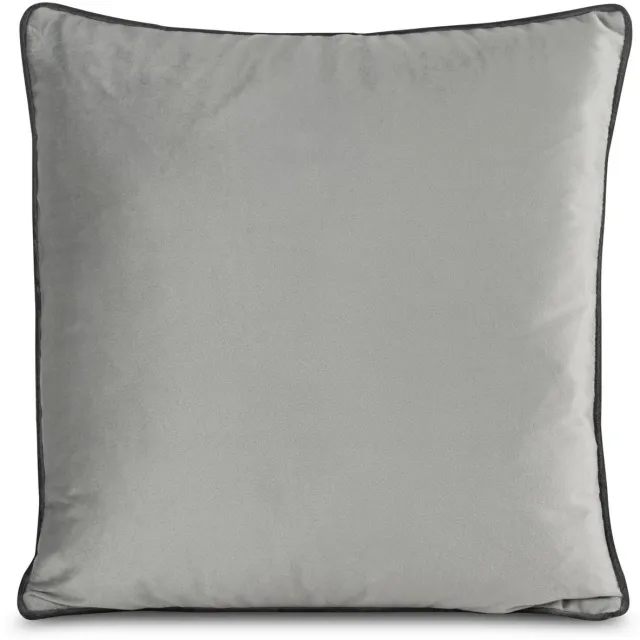 Eurofirany Decoratieve Kussensloop Melia 60x60 cm Zilver Fluweel