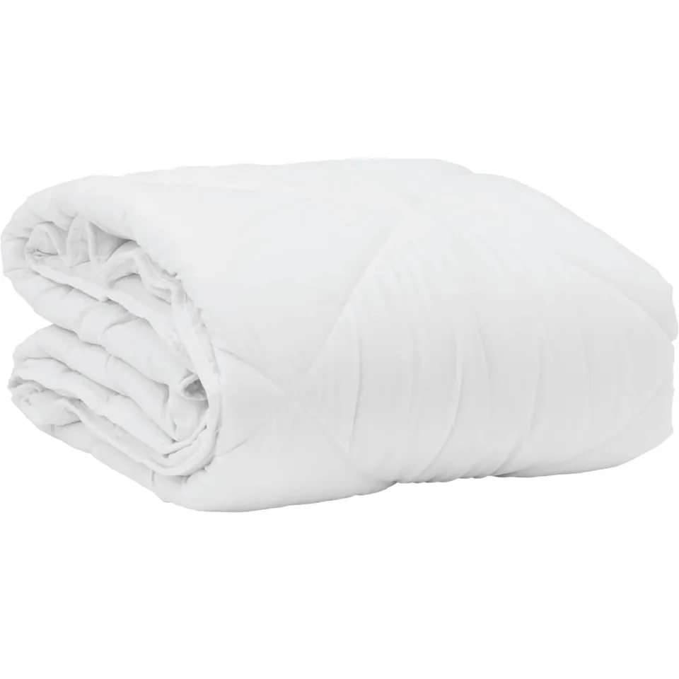 vidaXL Zomer Dekbed met kussen 2 st Wit Microvezel, foto 4