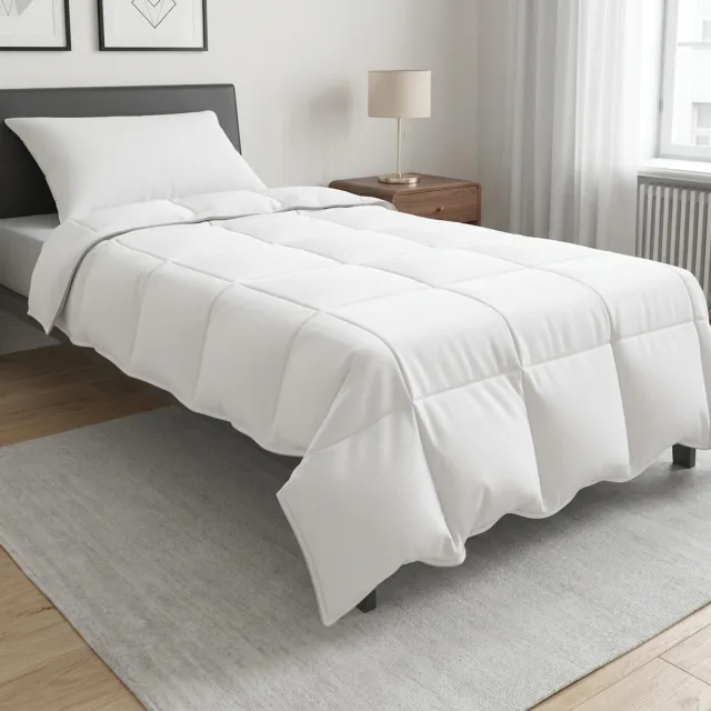 vidaXL Dekbedset 155 x 200 cm Winter Wit