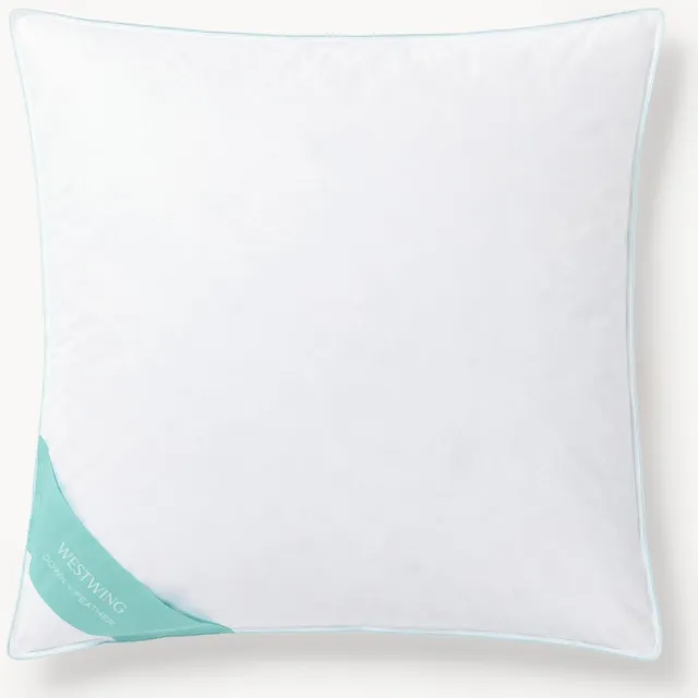Westwing Collection Donzen hoofdkussen Comfort, medium Wit