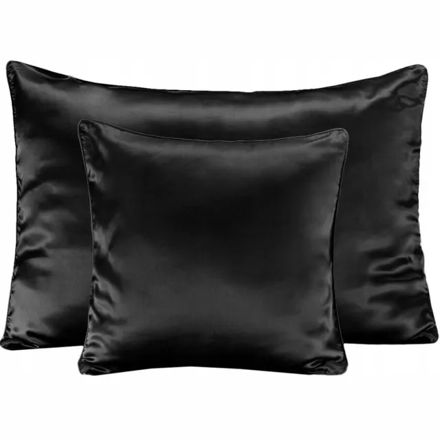 Malbery 100% Zijden Kussensloop 40x40cm Zwart - Luxe & Hypoallergeen