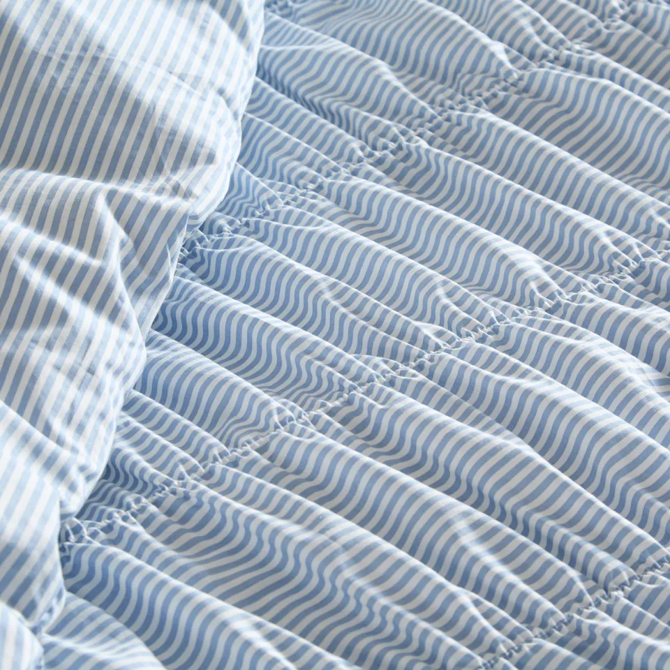 NOUS Living katoenen dekbedovertrek 1-persoons (140x220 cm) blauw, foto 7