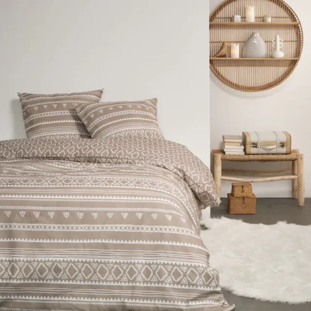 Today Flanel dekbedovertrek - 240x220 egypt beige