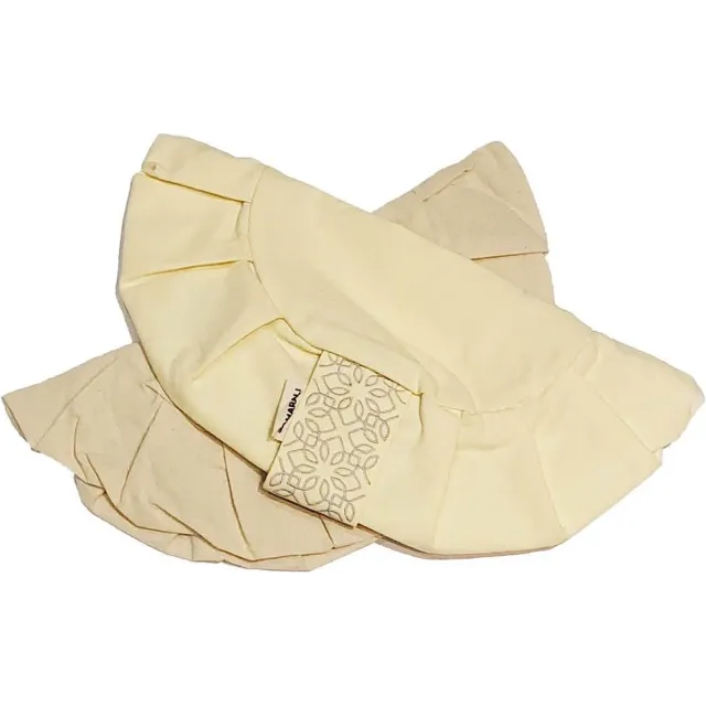 Samarali Biologisch Katoenen Meditatiekussenhoezen Zafu - Ivoor - 34 x 34 x 14 cm -Geschikt voor Zafu Meditatiekussen - Yoga Kussen - Duurzaam - Zen Accessoire