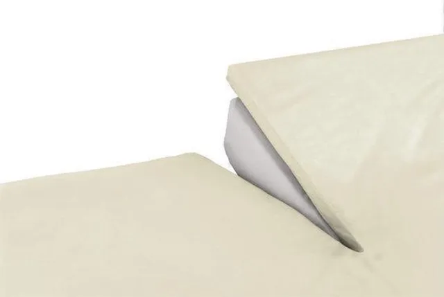 Damai Topcover katoen 200 x 200 Silver Sand BI - inkeping enkel ( tot 8 cm ) Nightkiss Silversand