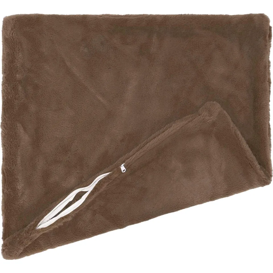 vidaXL Kussensloop 6 st HEERLEN Licht Bruin 35 x 35 cm, foto 4