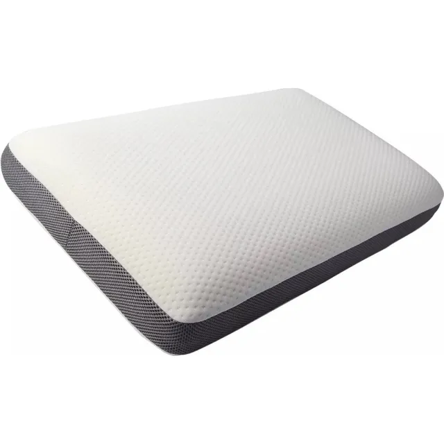 SUNMOOL Hoofdkussen Memory foam - Memory Foam Pillow - Hoofdkussen - Ergonomisch Hoofdkussen - Slaapkussen - Kussen Tegen Slaap en Nekklachten - 60 x 40 x 13cm Grijs