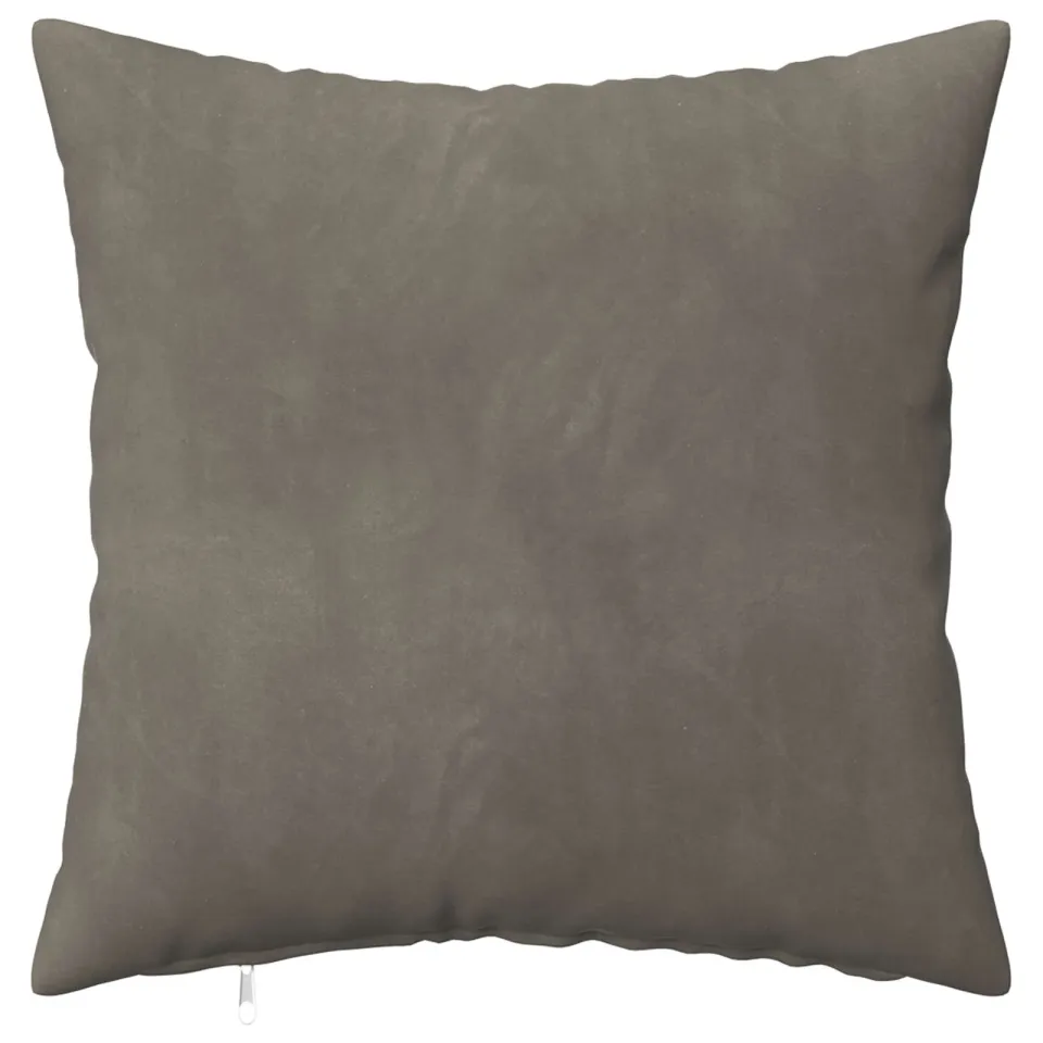 vidaXL Kussensloop 6 st HEERLEN Lichtgrijs 35 x 35 cm fluweel