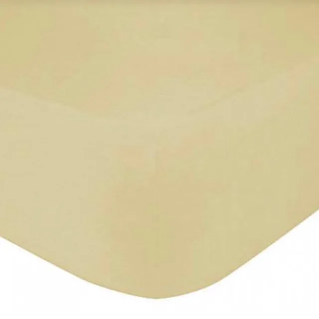 Luxury dreams Extra Stretch Jersey Hoeslaken voor Matrassen – Premium Zacht, Ademend en Duurzaam Stretch Matrashoeslaken met Elastiek Rondom voor een Veilige, Kreukvrije Pasvorm en Dagelijks Slaapcomfort - Donkergeel - 200 cm x 200 cm