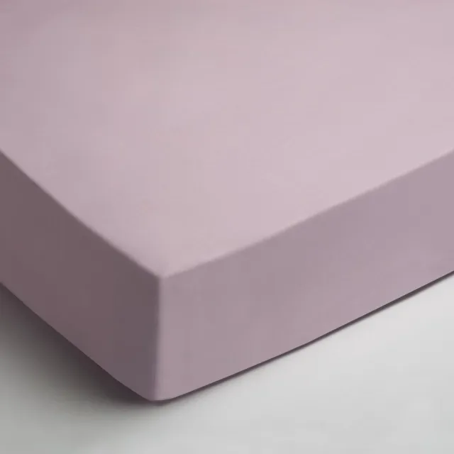 Day Dream hoeslaken - strijkvrij - katoen - 90 x 200 - Roze