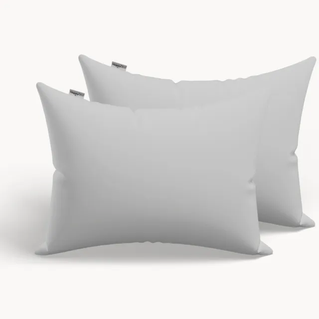 Happybed Premium Kussenslopen Pebble grey 50x75 cm - kussensloop set 2 stuks - 100% Katoen - Kussensloop met hotelsluiting - Ultieme slaapcomfort