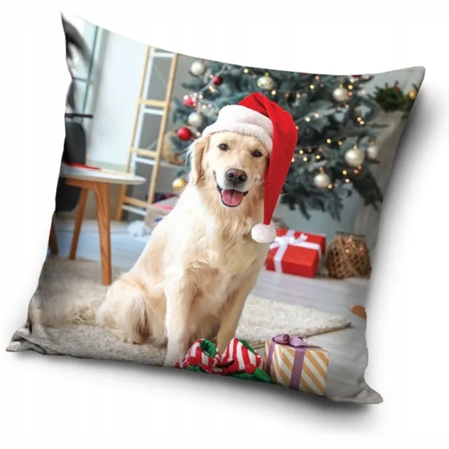 Carbotex Kerst Kussenhoes 40x40 cm - Zacht Fluweel Multicolor