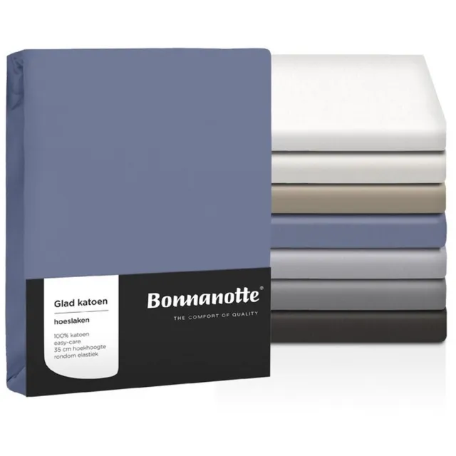 Bonnanotte Katoen Kussensloop - Midden grijs - 60x70 cm