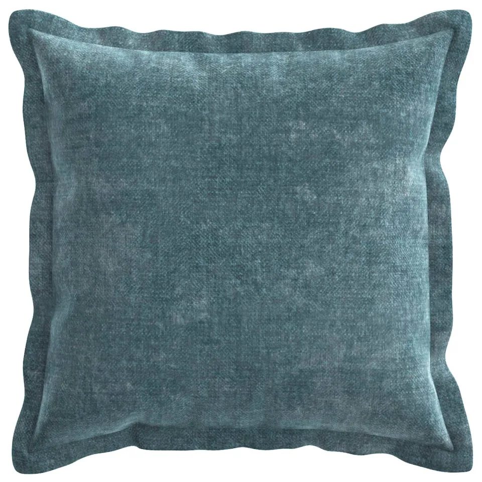 vidaXL Kussensloop 12 st HOUTEN Blauw 50 x 50 cm Chenille Stof