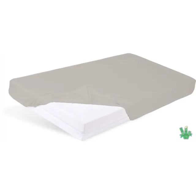 MATERACE Z GÓR Luxe Bamboe Hoeslaken Beige, tot 20cm matrashoogte