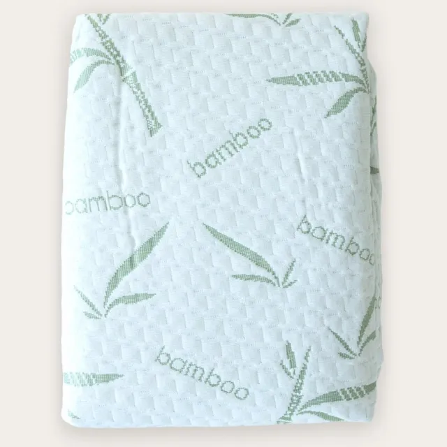 Happybed Matrasbeschermer | Bamboe wit