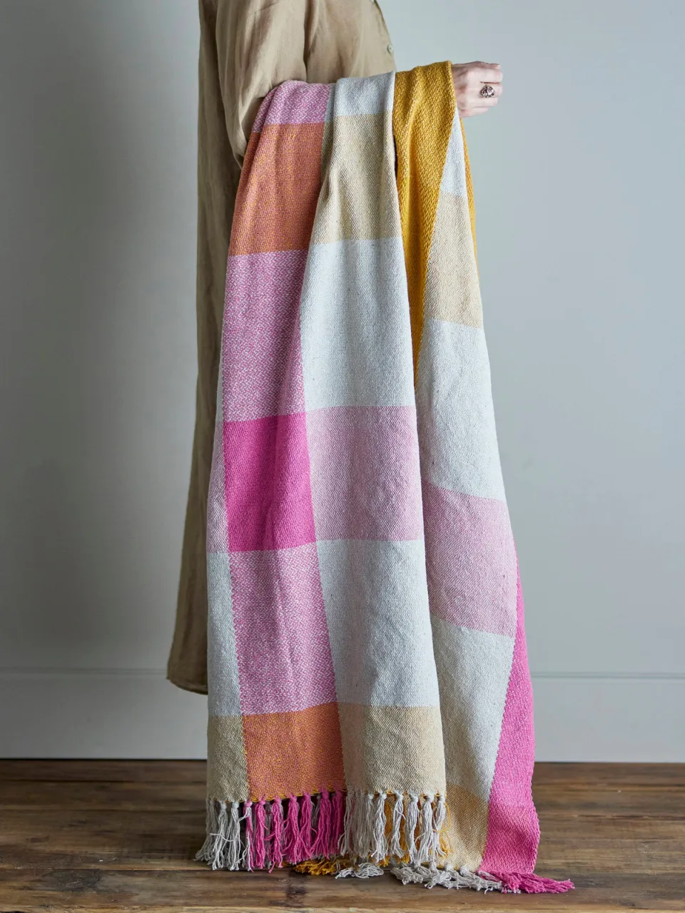 Creative Collection geruite plaid Hadley meerkleurig multi, foto 4