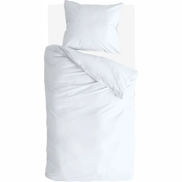 BYRKLUND Dekbedovertrek Sleep Softly - 135x200 - 100% Katoen - Wit