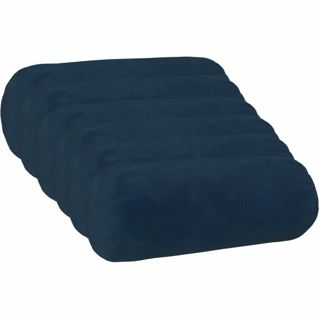 vidaXL Kussensloop 6 st HEERLEN Blauw Dia. 15 x 40 cm