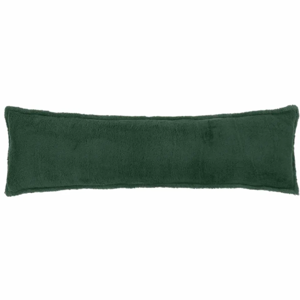 vidaXL Kussensloop HOUTEN Donkergroen 40 x 145 cm Bouclé groen, foto 2