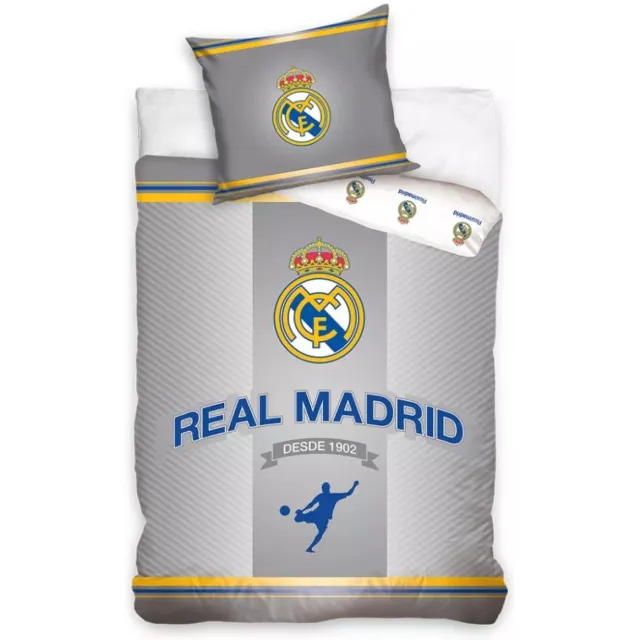 Real Madrid CF Real Madrid dekbedovertrek Since - katoen Grey