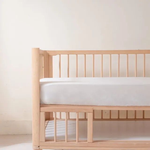 Boomba Bamboo Bamboe hoeslaken 50x80x17 cm – Standaard matras, zacht, ademend & hypoallergeen | Boomba Bamboo® Creme