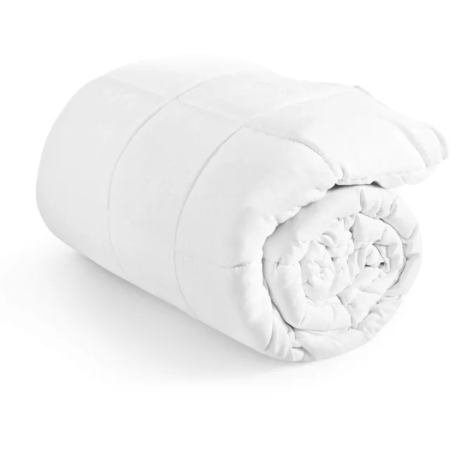 Unyqoos Ademend en hypoallergeen winterdekbed met microvezelvulling voor ultiem comfort Wit