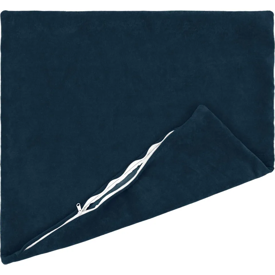 vidaXL Kussensloop 6 st HEERLEN Blauw 65 x 65 cm Microfiber Fleece, foto 3