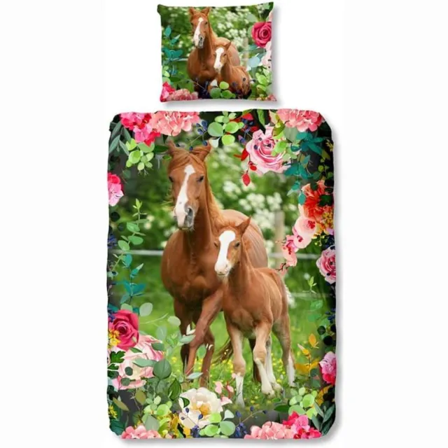 Good Morning Goodmorning Dekbedovertrek Foal Multi kleur