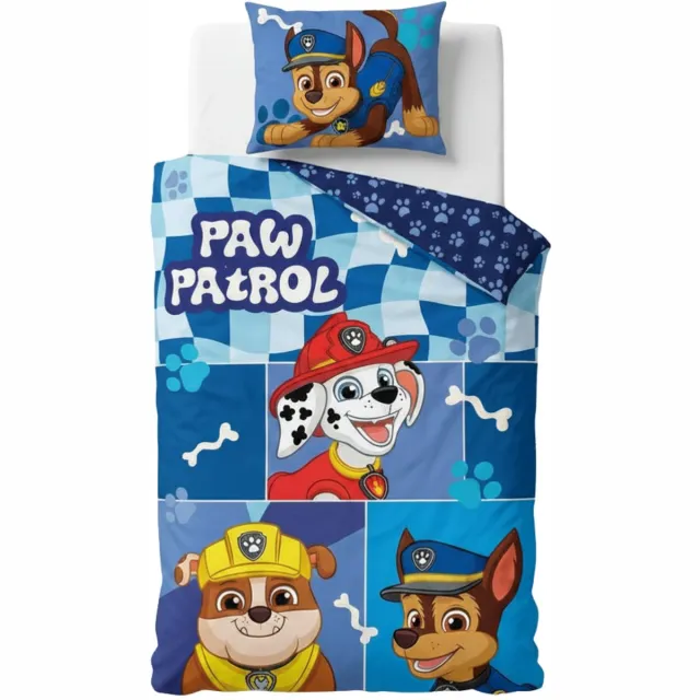 PAW Patrol Dekbedovertrek - Eenpersoons - 135 x 200 cm - Blauw