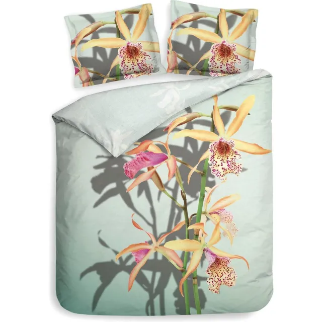 Heckettlane Heckett Lane Dekbedovertrek Katoen Satijn Isla - mint green 200x200/220cm