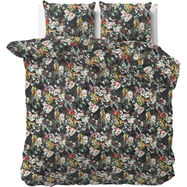Sleeptime Jolisa 2 2-persoons dekbedovertrekset 200x220cm zwart