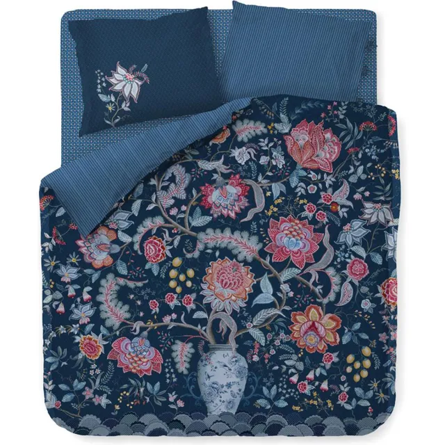 Pip Studio Dekbedovertrek Tree of Life Dark Blue