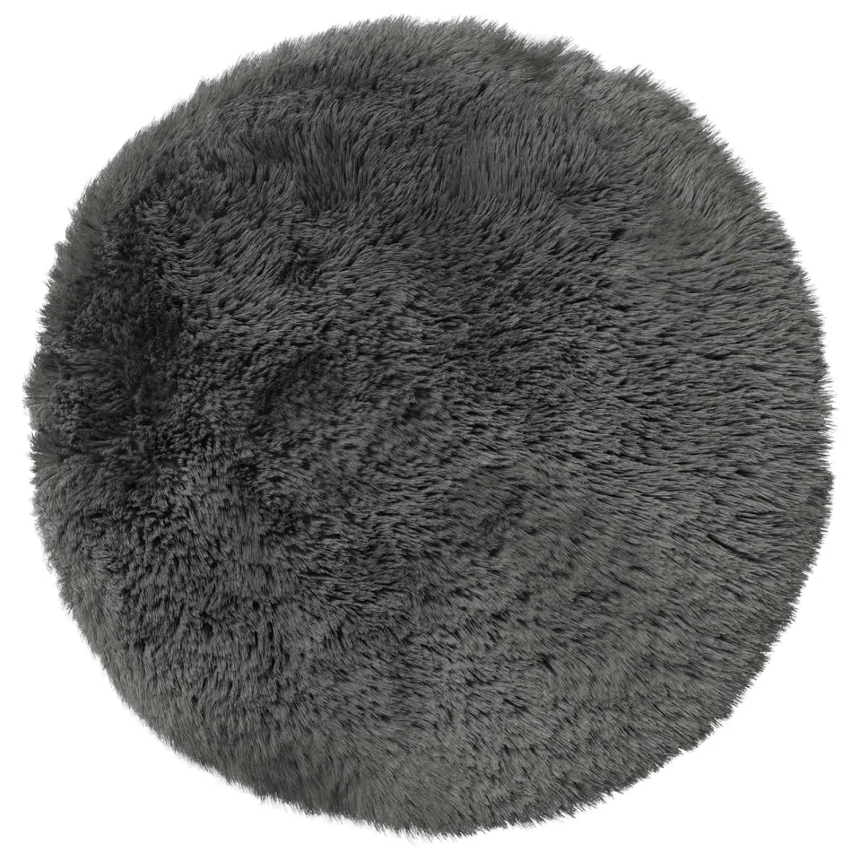 vidaXL Kussensloop 2 st HEERLEN Lichtgrijs Dia. 60 cm PV Fleece