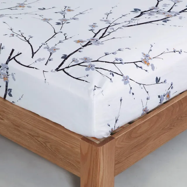 Unyqoos Comfortabel en ademend hoeslaken met kussensloop en diepe zak Kleurjik