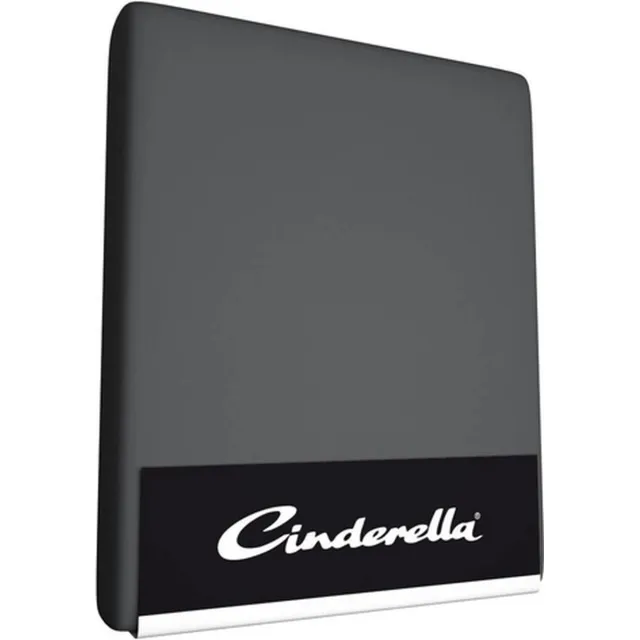 Cinderella hoeslaken jersey 180X220 & 200/200 (96)anthracite (tot 25cm) anthracite (96)